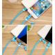 Black Gold USB Data Transfer Cable Dust Proof Double Sided Fast Charging