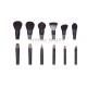 12Pcs Private Label Makeup Brushes Set Synthetic Cosmetic Brushes Wood Handle