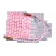 Pink Ceramic Heating Pad High Purity Alumina Coating Ceramic Pad Heater