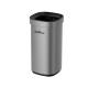 Stylish Rectangular Stainless Steel Open Top Trash Can Without Lid for Household Storage Bucket 8L/12L/20L/30L