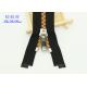 Open End Type Long Chain Metal Teeth Zipper 5# Polyester Tape For Leather Garments