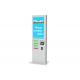 Remote Advertising Phone Charging Kiosk With Digital Lockers And 43 Inch LCD