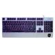 104 Keys Anti Ghosting Gaming Keyboard , Red Blue Purple Backlit Gaming Keyboard