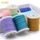 Weaving 100% Polyester Flat Wax Hand-sewn Leather Waxed High Strength Polyester Sewing Thread 0.8mm 150D