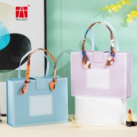 600gsm To 1400gsm Packaging Cardboard Gift Boxes With Panel Handle Allico
