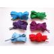 54 Inch Flat Cotton Shoelaces / Flat Elastic Shoelaces For Running Shoe