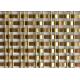 OEM Golden Architectural Decorative Woven Wire Mesh Stainless Steel XY 1513G