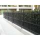 Powder Coated RAL 9001/Black Vertical Bar Fence