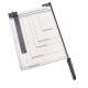 Portable Paper Cutter Manual Hand Guillotine for Office Paper Trimmer in White Color