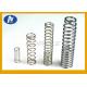 White Galvanized Compression Helical Spring Size Customized With Good Hardness