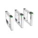 DC 24Ｖ Rotating Barrier Turnstile With ID/IC/Face Recognition Cabinet 1200*150*980mm