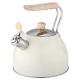 2.5L Stainless Steel Electric Kettle Whistling Tea Kettle With Wood Handle