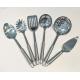Stainless Steel Kitchen Utensils Set Durable Non Stick Coating Ergonomic Handle Dishwasher Safe Cookware