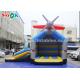 Inflable Bouncer Slides 0.4mm PVC Tarpaulin Inflatable Jump And Slide Bouncer With Airplane For Kids