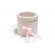 Luxury Pink Flower 1500gsm Paper Tube Packaging Boxes With Lid