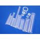 Uv Protection Fused Quartz Tube , Silica Glass Tube Hard Wear Resisting