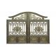Architectural Wrought Iron Cast Iron Garden Gate European Style