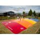 UV Resistant Colorful Inflatable Theme Park / Kangaroo Jumper Pillow On Land
