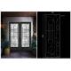 Professional Wrought Iron Glass Inlaid Door Glass For Building Sound Insulation