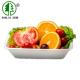 Rectangular Thanksgiving Biodegradable Food Trays Disposable Fruit Container For Supermarket
