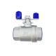 Floating Ball Valve Q11F-16/64P Stainless Steel 2PC Female Thread with Butterfly Handle