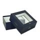 Bow Tie Gift Box / Clear Plastic Cardboard Box With Window Lid Custom Logo
