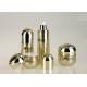 The bottle has a golden cylinder with a rotating capacity of 50ml Empty Makeup Containers