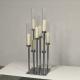 5 Arm Fireplace Antique Candle Candelabra For Christmas Silver Stick Candle Holder 90cm