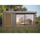 Australian/NZ Standard Prefab Light Steel Garden/Yard Studio Granny Flat House Holiday Chalet With Wooden Cladding