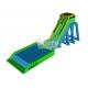 Outdoor Giant Inflatable Water Slide For Event , Tall Drop Kick Water Slide With Platform