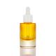Factory price plastics white pump yellow essencial oil toner cosmetics dropper bottle