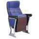Wooden Arm Surface Finish Folding Auditorium Chairs With ABS Pad / Tip Up Seat