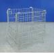 Lightweight Collapsible Metal Mesh Containers For Warehouse Storage