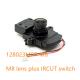 1/2.8 2.3mm F2.2 Megapixel 2MP M8x0.35 Mount 170degree wide angle lens with IRCUT switch/holder