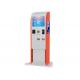 Bills / Coins / Cards Accepted Touch Screen Stands Kiosk for Parking Payment Indoor