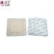 Medical consumables 7.5 x 7.5cm High absorbent silicone foam wound patch