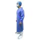 Blue Knitted Cuff Disposable Surgical Gown Ultrasonic Seam SMS Nurse Surgical Gown