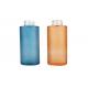 Refillable Frosted Glass Lotion Bottles Empty Cosmetic Bottles With Wooden Cover