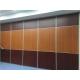Melamine Surface Acoustic Partition Wall , Banquet Hall Removable Movable Walls