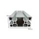 Silvery Anodized T Slotted 6061 Aluminum Extrusion Framing For Workbench / Working Table