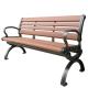 Plastic Coated 1500*500*750mm Outdoor Wood Slat Bench