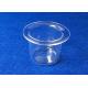 Lab Supplies Glassware 99.99% SiO2 Fused Quartz Glass Labware/Crucible With Flange
