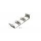 19 Recessed Krone Back Mount Frame Silver Color For Telephone Mounting