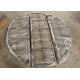 SS316L Glass Fiber Co Bar Grids Mesh Pad Demister Custom Size Donut Shape