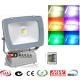 RGB 10w High Power Led Streetlight , Rechargeable Floodlight Led For Yards