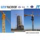 16t load QTZ125(7040) tower crane with spare parts and installation