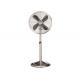 400mm 16 Inch Pedestal Fan 3 ABS Blades Three Speed Brushed Stainless Steel