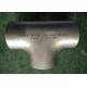 ASME Butt Welding Connection Alloy Steel Pipe Fittings Round Tee