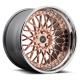 Polish Gold Barrel Disc Customised 3-PC Forged Alloy Rims 19x10 For Audi A7