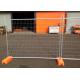 Removable Temporary Fence Panels Hot Dipped Galvanized 42 Microns Australian Standard
